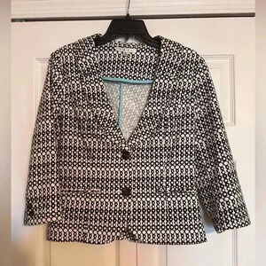 Cabi Black and White Blazer